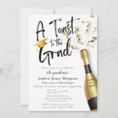 Ein Toast zur Ankündigung der Grad Graduation Part (Vorderseite)