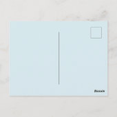 Ein Toast zur Brautdusche Postkarte (Rückseite)