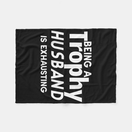 Ein tochitischer Mann zu sein, erschöpft Fleecedecke (Vorderseite (Horizontal))