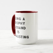 Ein tochrisches Ehemann zu sein, erschöpft Tasse (Vorderseite Links)