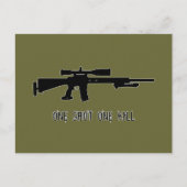 Ein Todesstoß Postkarte (Vorderseite)