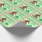 Ein toller Spaziergang durch die Squatchmas Geschenkpapier (Ecke)