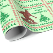 Ein toller Spaziergang durch die Squatchmas Geschenkpapier (Rolleneckpunkt)