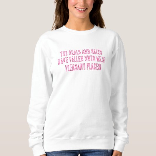 Ein tolles Christliches Einkaufsangebot. Magenta Sweatshirt (Vorderseite)