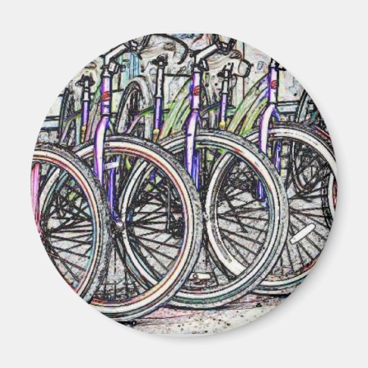Ein tolles Fahrraddesign Magnet (Vorne)