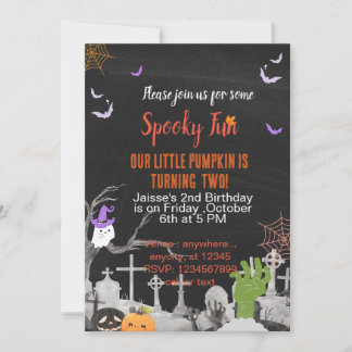 Ein tolles Halloween-Party Einladung
