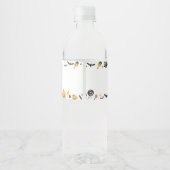 Ein tolles Halloween-Wasserflaschen-Etikett Wasserflaschenetikett (Rückseite)