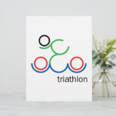 Ein tolles Triathlon-Geschenk für Ihren Freund ode (Stehend Vorderseite)