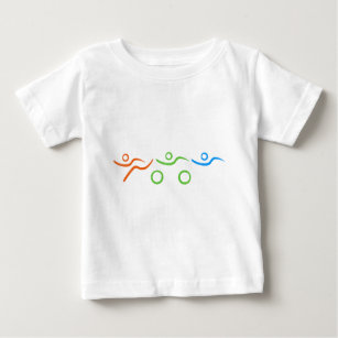 Ein tolles Triathlon-Geschenk für Ihren Freund ode Baby T-shirt