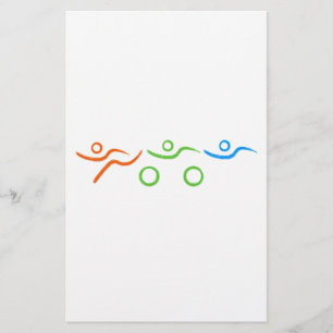 Ein tolles Triathlon-Geschenk für Ihren Freund ode Briefpapier