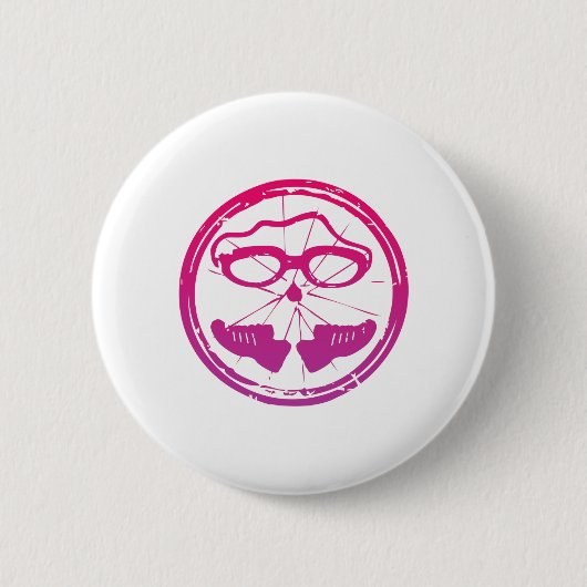 Ein tolles Triathlon-Geschenk für Ihren Freund ode Button (Vorderseite)