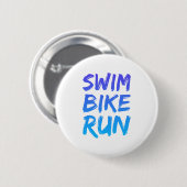 Ein tolles Triathlon-Geschenk für Ihren Freund ode Button (Vorne & Hinten)