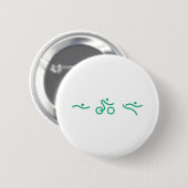 Ein tolles Triathlon-Geschenk für Ihren Freund ode Button (Vorne & Hinten)