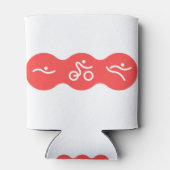 Ein tolles Triathlon-Geschenk für Ihren Freund ode Dosenkühler (Rückseite)