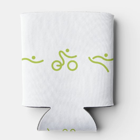 Ein tolles Triathlon Geschenk für Ihren Freund ode Dosenkühler (Rückseite)