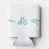 Ein tolles Triathlon-Geschenk für Ihren Freund ode Dosenkühler (Rückseite)