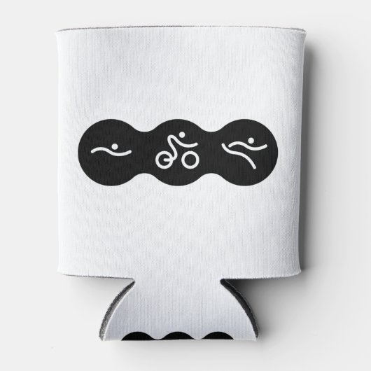 Ein tolles Triathlon-Geschenk für Ihren Freund ode Dosenkühler (Vorderseite)