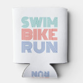 Ein tolles Triathlon-Geschenk für Ihren Freund ode Dosenkühler (Rückseite)