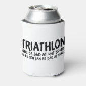 Ein tolles Triathlon-Geschenk für Ihren Freund ode Dosenkühler (Kanne Rückseite)