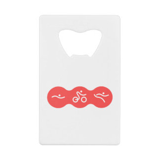 Ein tolles Triathlon-Geschenk für Ihren Freund ode Geldbeutel Flaschenöffner