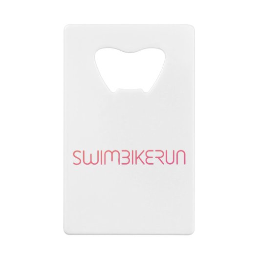 Ein tolles Triathlon-Geschenk für Ihren Freund ode Geldbeutel Flaschenöffner (Rückseite)