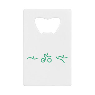 Ein tolles Triathlon-Geschenk für Ihren Freund ode Geldbeutel Flaschenöffner