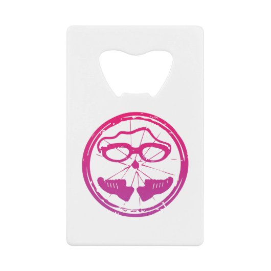 Ein tolles Triathlon-Geschenk für Ihren Freund ode Geldbeutel Flaschenöffner (Vorderseite)