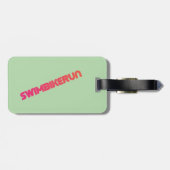 Ein tolles Triathlon-Geschenk für Ihren Freund ode Gepäckanhänger (Rückseite horizontal)