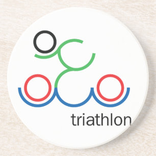 Ein tolles Triathlon-Geschenk für Ihren Freund ode Getränkeuntersetzer