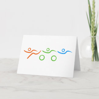 Ein tolles Triathlon-Geschenk für Ihren Freund ode Karte