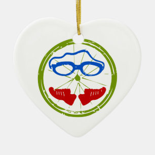 Ein tolles Triathlon-Geschenk für Ihren Freund ode Keramikornament