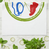 Ein tolles Triathlon-Geschenk für Ihren Freund ode Küchentuch (Gefaltet)