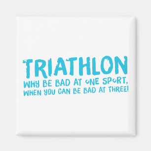 Ein tolles Triathlon-Geschenk für Ihren Freund ode Magnet