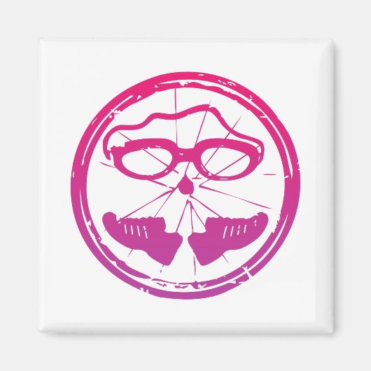 Ein tolles Triathlon-Geschenk für Ihren Freund ode Magnet (Vorne)