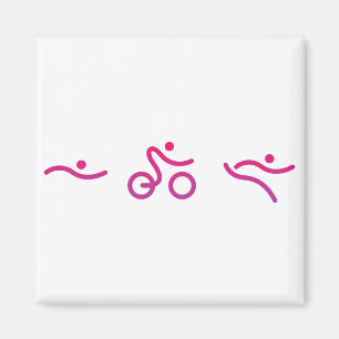 Ein tolles Triathlon-Geschenk für Ihren Freund ode Magnet
