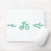 Ein tolles Triathlon-Geschenk für Ihren Freund ode Mousepad (Mit Mouse)
