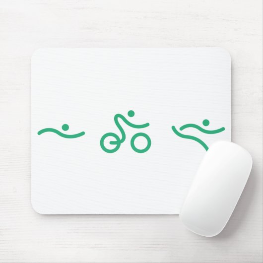 Ein tolles Triathlon-Geschenk für Ihren Freund ode Mousepad (Mit Mouse)