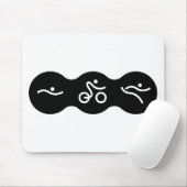 Ein tolles Triathlon-Geschenk für Ihren Freund ode Mousepad (Mit Mouse)