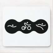 Ein tolles Triathlon-Geschenk für Ihren Freund ode Mousepad (Vorne)