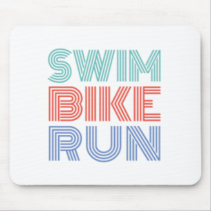 Ein tolles Triathlon-Geschenk für Ihren Freund ode Mousepad