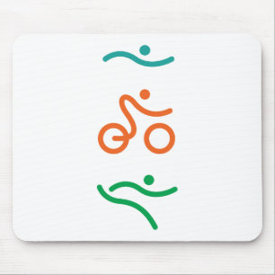 Ein tolles Triathlon Geschenk für Ihren Freund ode Mousepad