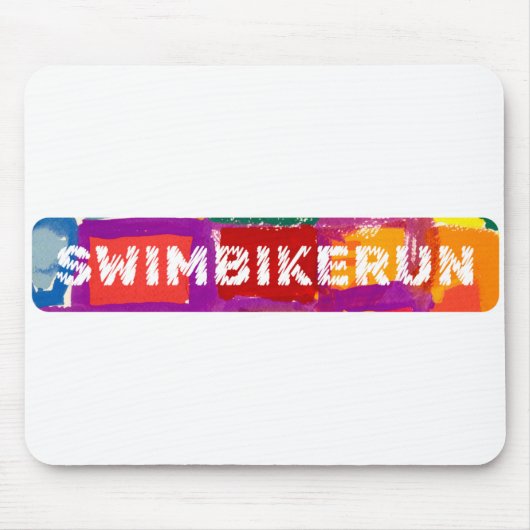 Ein tolles Triathlon-Geschenk für Ihren Freund ode Mousepad (Vorne)