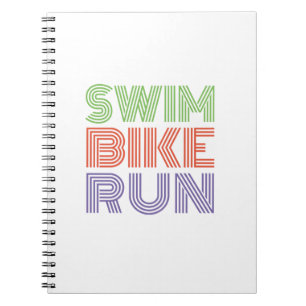 Ein tolles Triathlon-Geschenk für Ihren Freund ode Notizblock