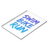 Ein tolles Triathlon-Geschenk für Ihren Freund ode Notizblock (Linke Seite)