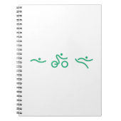 Ein tolles Triathlon-Geschenk für Ihren Freund ode Notizblock (Vorderseite)