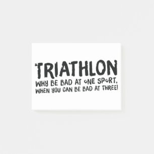 Ein tolles Triathlon-Geschenk für Ihren Freund ode Post-it Klebezettel