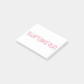 Ein tolles Triathlon-Geschenk für Ihren Freund ode Post-it Klebezettel (angewinkelt)