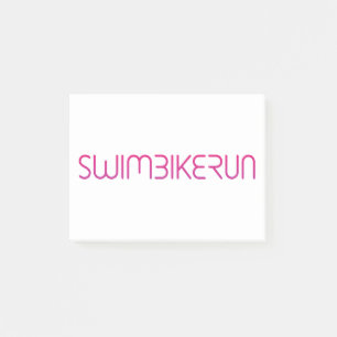 Ein tolles Triathlon-Geschenk für Ihren Freund ode Post-it Klebezettel
