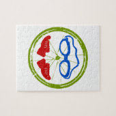 Ein tolles Triathlon-Geschenk für Ihren Freund ode Puzzle (Horizontal)