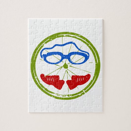 Ein tolles Triathlon-Geschenk für Ihren Freund ode Puzzle (Vertikal)